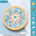 thumbnail image 1 of RKSTN Kitchen Utensils Set Kitchen Essentials Crafts Mosaicss Tile Set Wooden Cup Mats Mixed Color Mosaicss Set Crafts Pack 6ml Kitchen Decor, 1 of 5