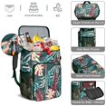 thumbnail image 4 of Vibrant Hawaiian Floral Backpack Cooler - 20L, Long-Lasting Insulation for Summer Adventures, Parties, 4 of 6