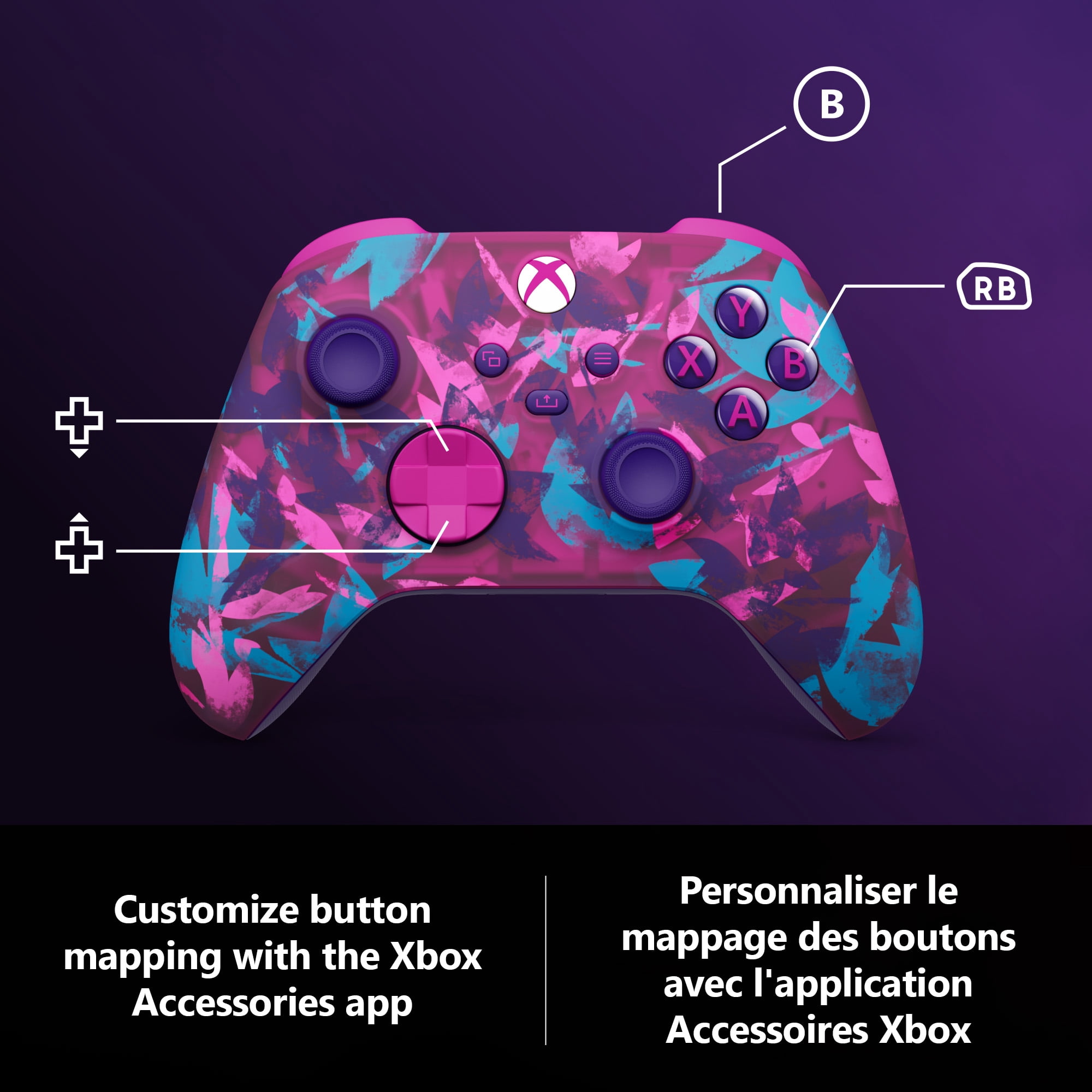 Manette sans fil Xbox - Heart Breaker Édition Spéciale - pour Xbox Series X|S, Xbox One, PCs, et appareils compatibles avec le nuage