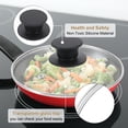 thumbnail image 3 of Uxcell 1 Pack Universal Lid for Pot Fit 8 Inch Cookware, Replacement Glass Pan Lids, 3 of 6