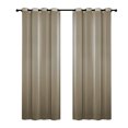 thumbnail image 1 of Festnight 2PCS 175*140cm Solid Color Curtains Polyester Fiber Grommet Filtering Casual Textured Curtains for Bedroom Living Room, 1 of 7