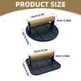 thumbnail image 3 of Oleegame 2 Pcs Rouleau de Papier d'Aluminium Humburger 6.3 Po Rond avec Poignée en Bois Résistant à la Chaleur Grill en Métal pour Barbecue Humburger Viande de Sable Steak Accessoire pour Dessus Plat Gr Argent, 3 of 9