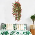 thumbnail image 4 of Nilvkv Simulated Orchid Wall Hanging Decorative Wall Ceiling Yugali Hanging Rattan Camellia Chlorophytum Comosum, 4 of 6