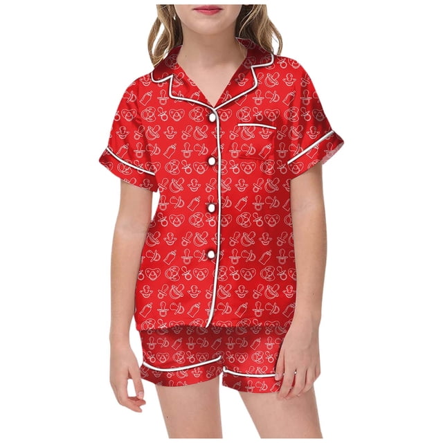 Luvoko Child Kid DIY Hand Painted Homewear Set Colouring Pajama Sets For And Girl Can Play With And