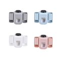 thumbnail image 4 of Toothbrush Holder Wall Mounted Toothpaste Dispenser Dustproof Cover Toothpastes Squeezer Home Apartment Children White, 4 of 9