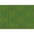 thumbnail image 1 of Ahgly Company Machine Washable Indoor Rectangle Transitional Green Apple Green Area Rugs, 2' x 4', 1 of 1
