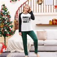 thumbnail image 1 of TIMIFIS Pyjamas de Noël pour Femmes Ensembles de Pyjamas Assortis pour la Famille Femmes Décontracté de Noël Imprimé Col Rond Manches Longues Haut et Pantalon Long Tenue d'Intérieur Cadeaux de Noël, 1 of 6