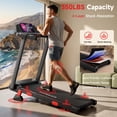 thumbnail image 4 of RHYTHM FUN Treadmill with 14% Incline for Home, Portable Treadmill with 7.5mph Adjustable Speed ,350lbs Capacity, APP Control, 4 of 7