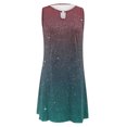 thumbnail image 4 of Besolor Robe à Paillettes pour Femmes 2024 Tendance à Encolure Goutte d'Eau Robe d'Été Scintillante Ligne A Fluide Plage Fête Mini Robes d'Été, 4 of 5