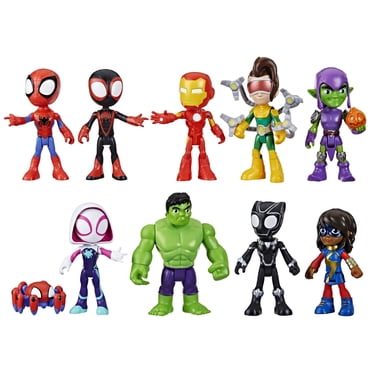 Marvel Spidey and his Amazing Friends Collection Pack, Spider-Man Action Figure Set