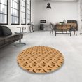 thumbnail image 4 of Ahgly Company Machine Washable Indoor Rectangle Transitional Orange Area Rugs, 5' x 7', 4 of 7
