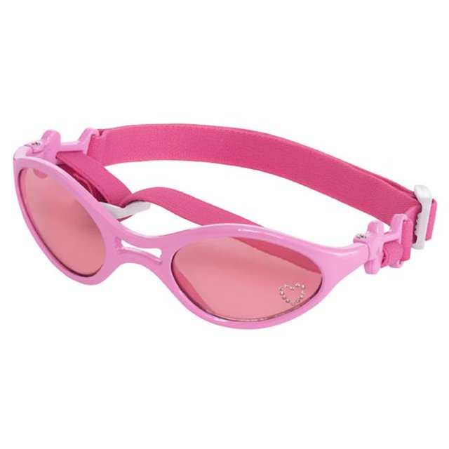 Doggles SGRBMD-02 K9 Optix Rubber Medium Shiny Pink Frame-Pink Lens