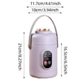 thumbnail image 3 of Multifunctional Portable Slow Cooker With Ceramic Glaze Inner And Steamer For Cooking Soup Rice Porridge, 3 of 5