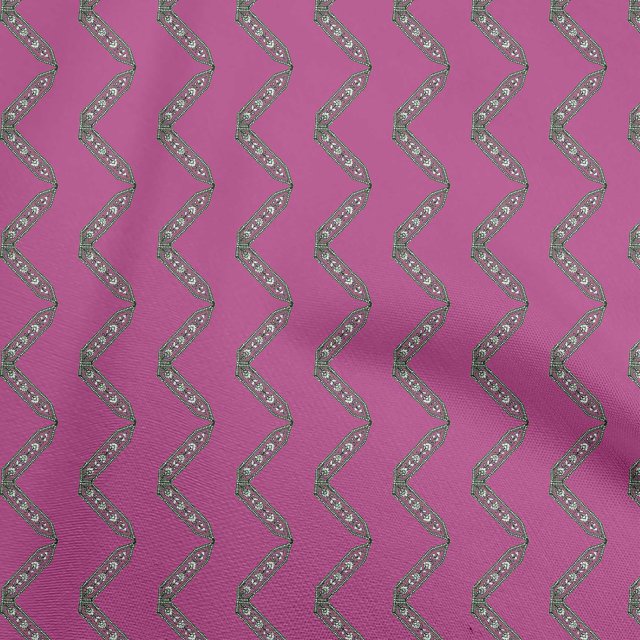oneOone Polyester Spandex Magenta Fabric Block Fabric For Sewing Printed Craft Fabric By The Yard 56 Inch Wide-UG