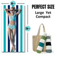 thumbnail image 3 of Popular Home Essentials, Cotton Oversized Beach Towel Large 70 X 35 Inch Pool Towel Rose Red Striped Swimming Cabana Towel Water Absorbent Quick Drying Towel Swimming Towel, 3 of 9
