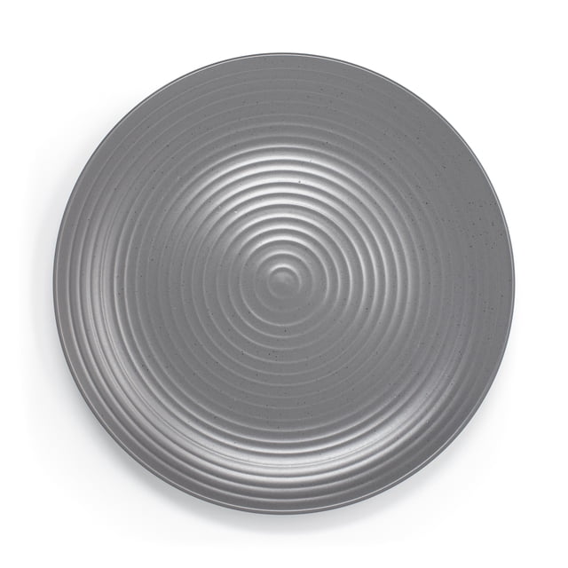 Assiette plate HT Evelyn 10.5 pouces grise