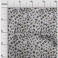 thumbnail image 1 of oneOone Georgette Viscose Fabric Leopard Animal Skin Print Fabric BTY 42 Inch Wide, 1 of 4