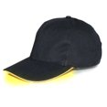 thumbnail image 2 of Led Light Up Baseball Cap Hat Cotton Cap  Pu Light Guide Fiber  Easily Adjustable Glow Club Party Sports Athletic Stage, 2 of 2