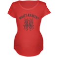 thumbnail image 1 of What's Kraken Cracking Funny Pun Maternity Soft T Shirt, 1 of 1