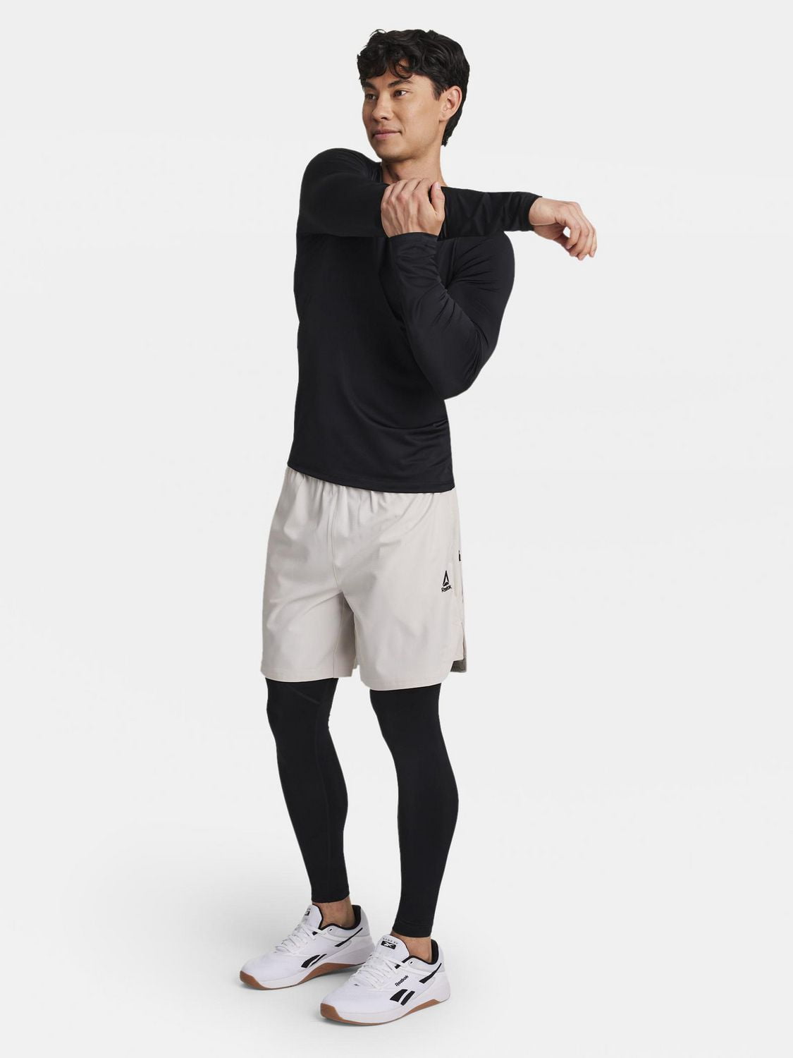 Reebok Men's Long Sleeve Crewneck Compression Tee