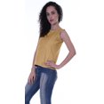 thumbnail image 3 of Moomaya Haut Sans Manches Uni pour Femmes Blouse en Schiffli Tunique Décontractée d'Été, 3 of 6