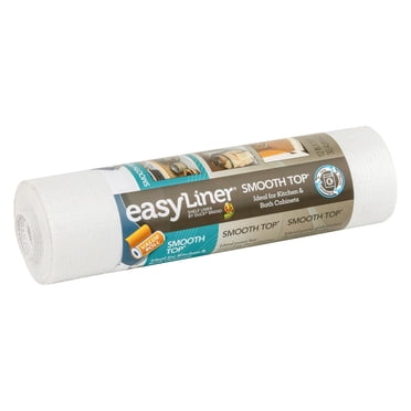 Revêtement pour étagères Smooth Top Easy Liner, Blanc, 30,5 cm x 4,6 m (12 po x 15 pi)