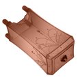 thumbnail image 4 of Transparent Cotton Pad Dispenser, Durable ABS with Carved Pattern, Easy Viewing, Ideal Gift, Sturdy, Dustproof, Easily Accessible, Makeup, 4 of 8