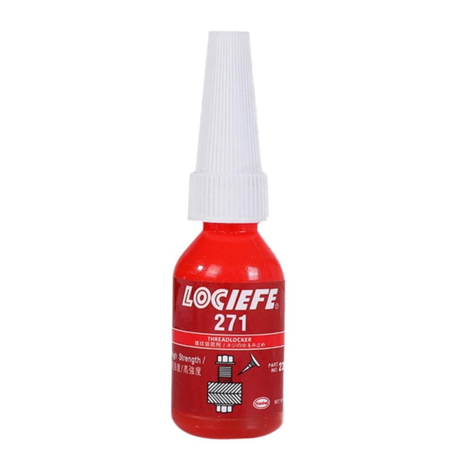 272 Colle à Vis Loctite 10 ml, Résistante aux Hautes et Basses Températures, Anti-Desserrage, Bouchon à Filetage pour Tous les Métaux, Bouteille 10 ml