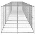 thumbnail image 2 of vidaXL Chenil Extérieur pour Chien Acier Galvanisé 26,62 M2, 2 of 4