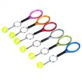 thumbnail image 1 of 6pcs Mini Tennis Racket with Ball Keychain Resin Tennis Racket, 1 of 7