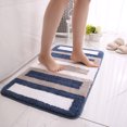 thumbnail image 4 of RKSTN Rug Soft Microfiber Striped Bathroom s Bath Mat Extra Thick -Slip Bath s Fall Decorations for Home, 4 of 4
