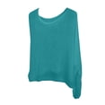 thumbnail image 2 of Blue Wraps Mesh Poncho Womens Poncho Lightweight Summer Pullover Sweater, 2 of 3