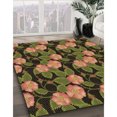 thumbnail image 3 of Ahgly Tapis Rectangulaire Transitionnel Lavable en Machine, Marron, 7 Pieds x 10 Pieds, 3 of 7