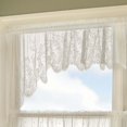 thumbnail image 1 of Heritage Lace Floret 68-Inch Wide by 32-Inch Drop Swag Pair, White, 1 of 4