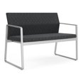thumbnail image 1 of Gansett Reception Waiting Room Healthcare Loveseat / Silver Steel / Dark Gray, 1 of 5