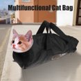 thumbnail image 2 of Portable Cat Bag Multifunctional Cat Restraint Travel Bag for Grooming Cleaning, 2 of 14