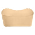 thumbnail image 5 of WZXFASHION Strapless Bra For Women Wire Bras Front Buckle Padded Bra With Straps Bra Khaki S, 5 of 5
