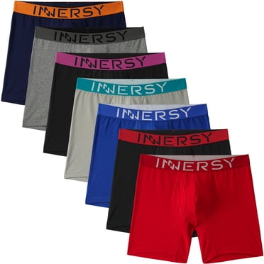 INNERSY Boxeurs pour Hommes en Coton Extensible, sous-Vêtements, Lot de 7 pour une Semaine (TG, Glowing Night)