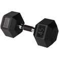 thumbnail image 1 of PRISP Haltère Hexagonal en Caoutchouc - Poids à Main en Fonte pour Gym à la Maison, Exercice et Mise en Forme avec Poignée en Caoutchouc; Vendu à l'Unité, 1 of 8
