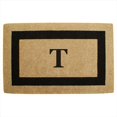 thumbnail image 1 of Nedia Home 02080T Single Picture - Black Frame 30 x 48 In. Heavy Duty Coir Doormat - Monogrammed T, 1 of 1
