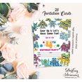 thumbnail image 5 of Darling Souvenir Multicolor Birthday Invitation Card Printable Fill or Write In Blank Invites Party Supplies Pack Of 28 5 x 7 Inches, 5 of 5