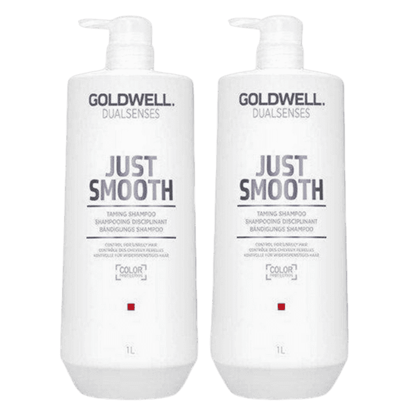 Goldwell DualSenses Just Smooth Shampoo and Conditioner Liter Duo