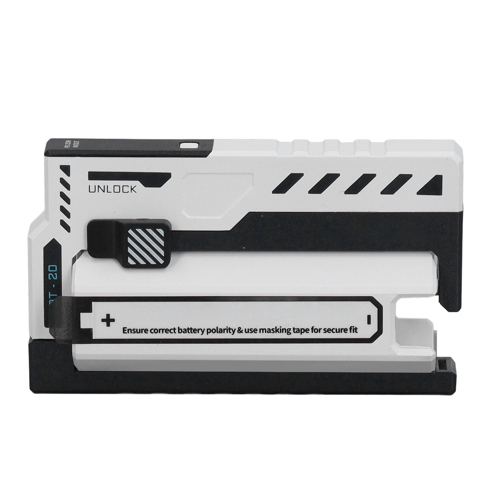 Portable Battery Charger 2 in 1 Replaceable Lithium Battery Charger Power Charging Case Mobile Power Bank for 20700 Lithium Battery with Charging Cable