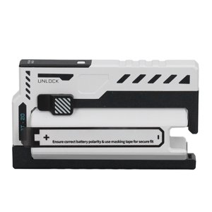 Chargeur de batterie portable 2 en 1 Chargeur de batterie Lithium remplaçable Power Case Banque d'alimentation mobile pour 20700 Batterie au lithium avec câble de recharge