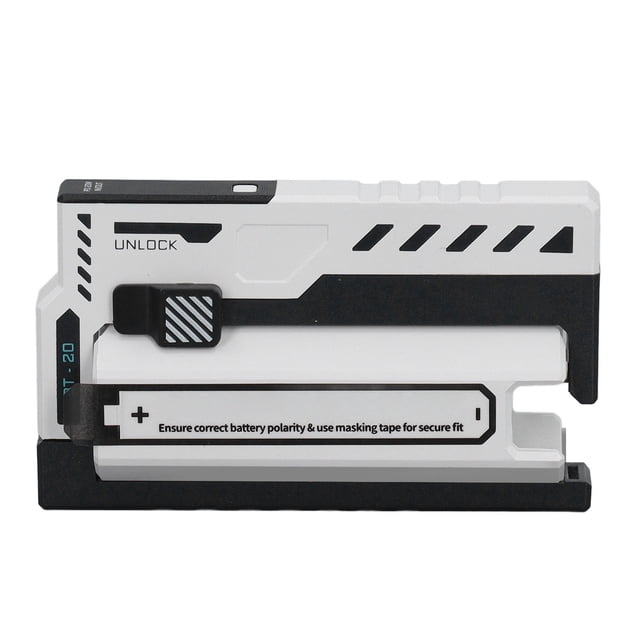 Portable Battery Charger 2 in 1 Replaceable Lithium Battery Charger Power Charging Case Mobile Power Bank for 20700 Lithium Battery with Charging Cable