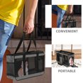 thumbnail image 3 of UPOUART Pet Travel Carrier Cat Transport Carrier Spacious Interior Handheld Comfort for Pet Owners, 3 of 7