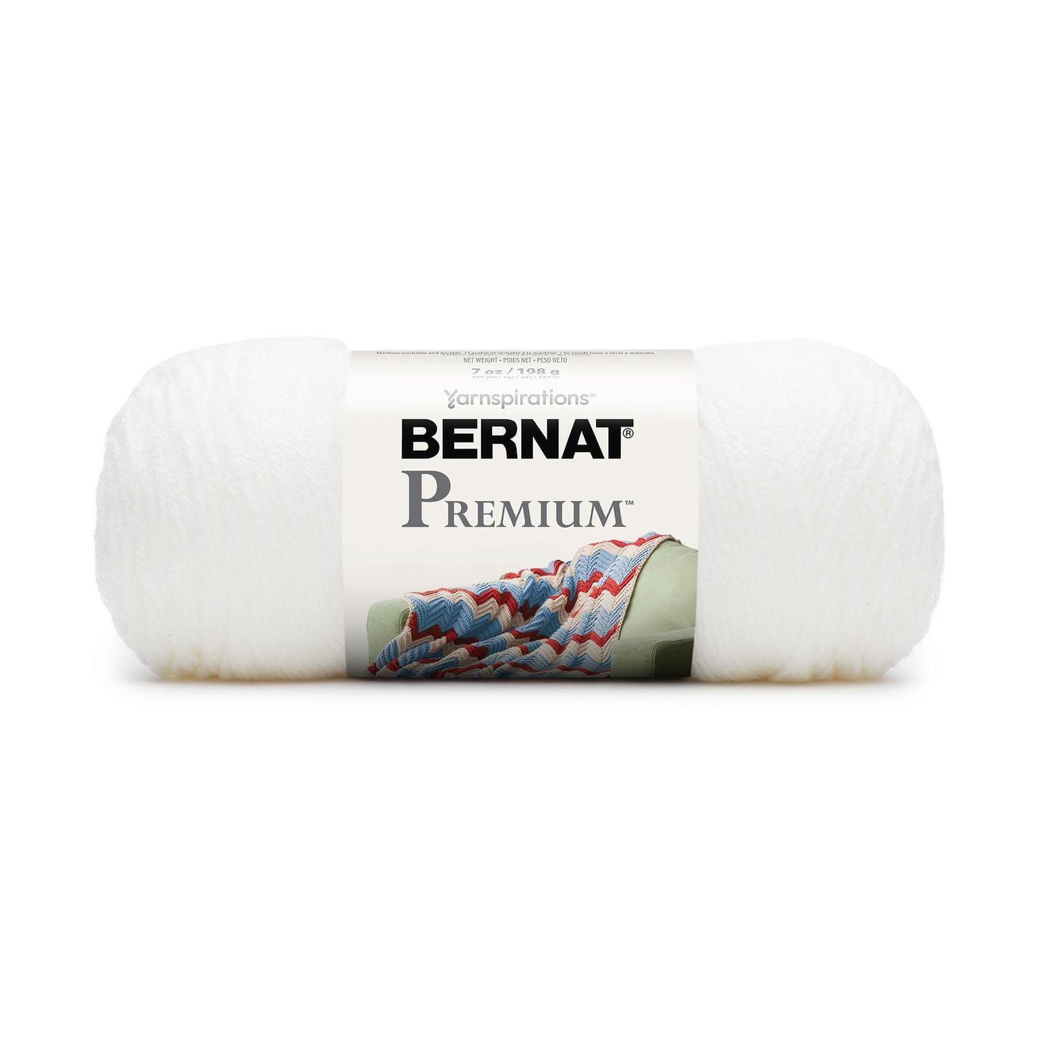 Bernat® Fil Premium™, Acrylique #4 Moyen, 7oz/198g
