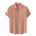 thumbnail image 1 of RKSTN Chemise pour Homme Plage Hawaïenne Décontractée Chemise à Pois Col Rabattu Blouse à Manches Courtes Hauts, 1 of 9