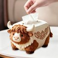 thumbnail image 2 of Aqestyerly Handmade Fabric Animals Tissue Box Cover Decorative Home Decor Item and Gift, 2 of 6