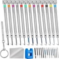 thumbnail image 1 of 13PCS Professional Watch Screwdriver Set, Micro Precision Glasses Repair Kit, with 13PCS 0.2-2.0MM Extra Replace Blades, for Eyeglass Sunglass Watchmaker Jewelry Computer Phone Small Tools, 1 of 7